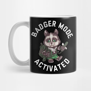 Astronaut Badger Mug